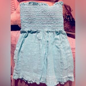 Babydoll top with removable straps